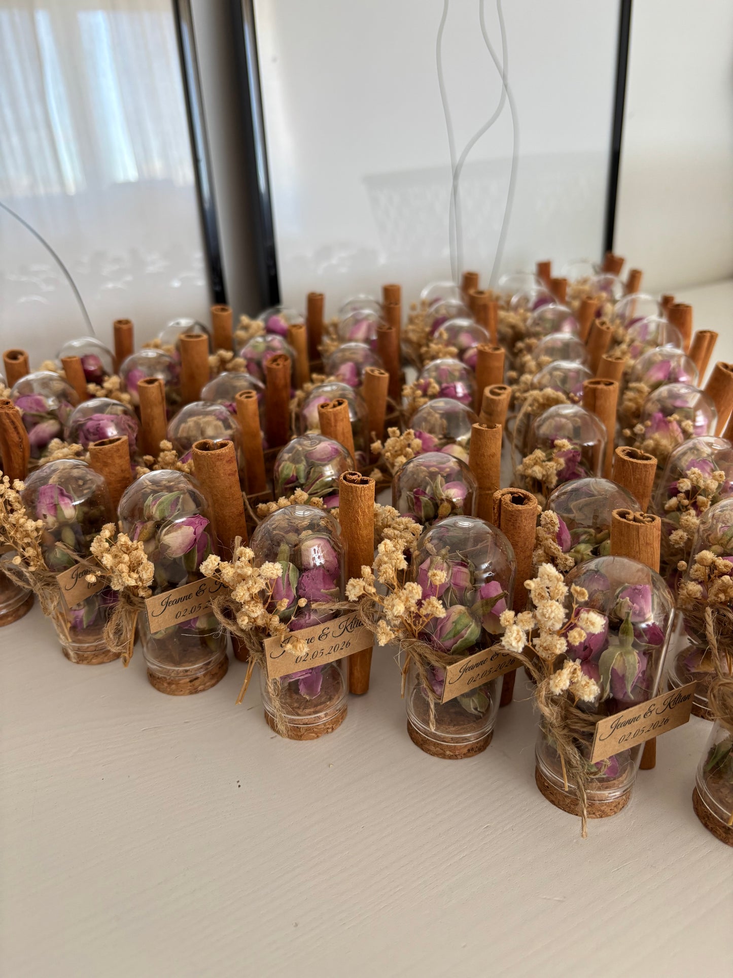 Fiole boutons de rose