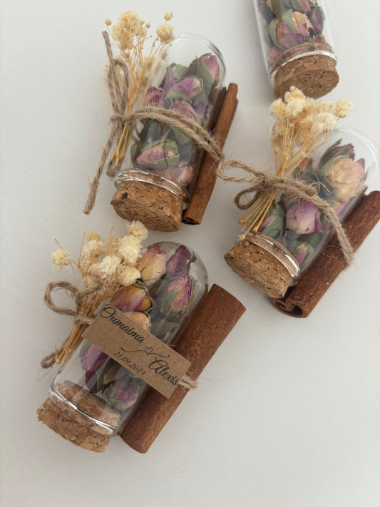 Fiole boutons de rose