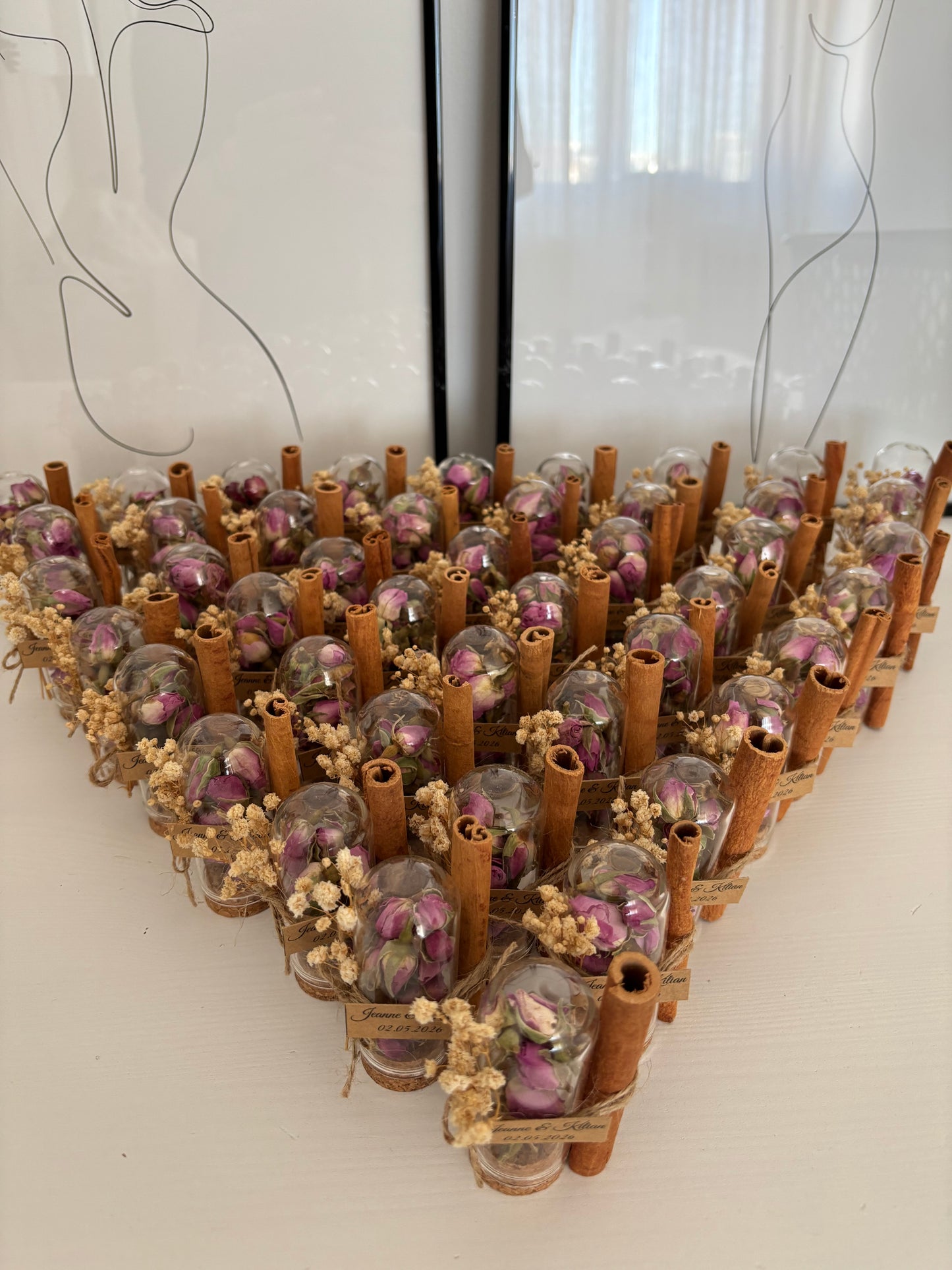 Fiole boutons de rose