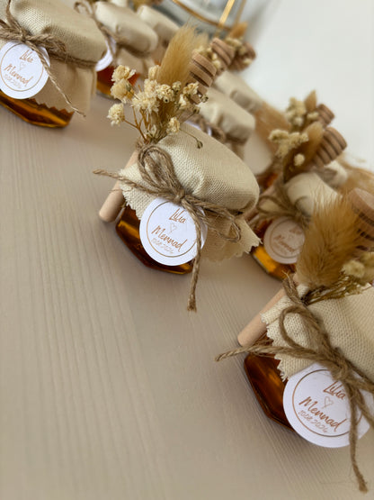 Pot de miel champêtre