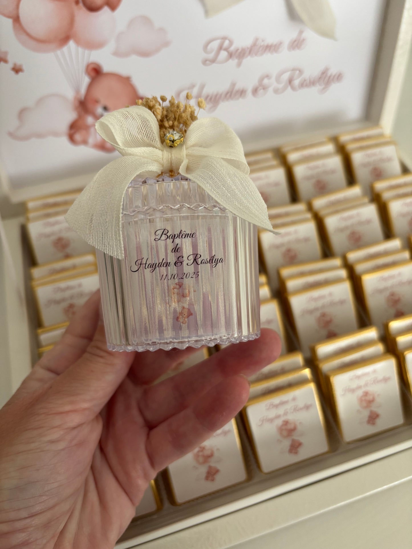 Boîte à dragées bonbonnières