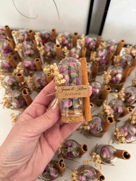 Fiole boutons de rose