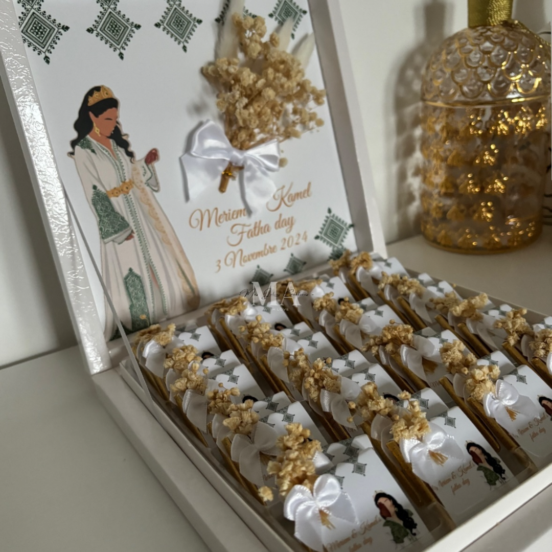 Coffret de chocolat jasmin